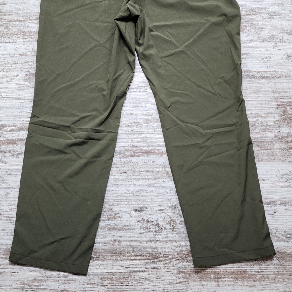 Womens Eddie Bauer Escapelite Slim Ankle Pants size Large Green - Picture 7 of 8